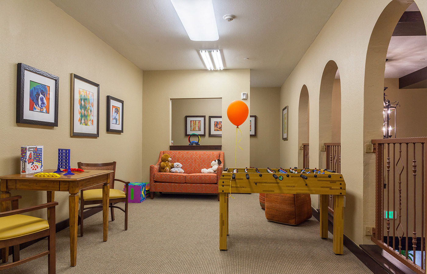 Amenities room include a vast array of activities for anyone in the mood for some fun
