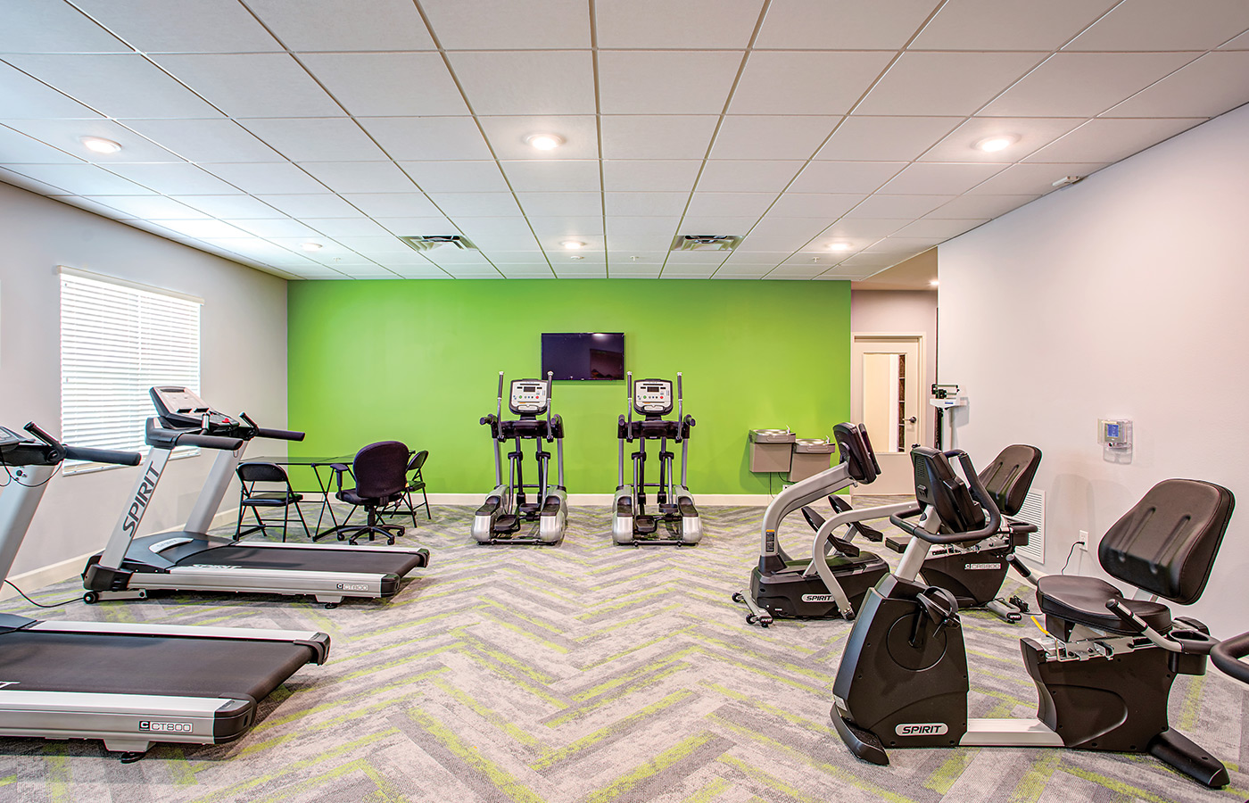 The fitness center at The Glades at ChampionsGate.
