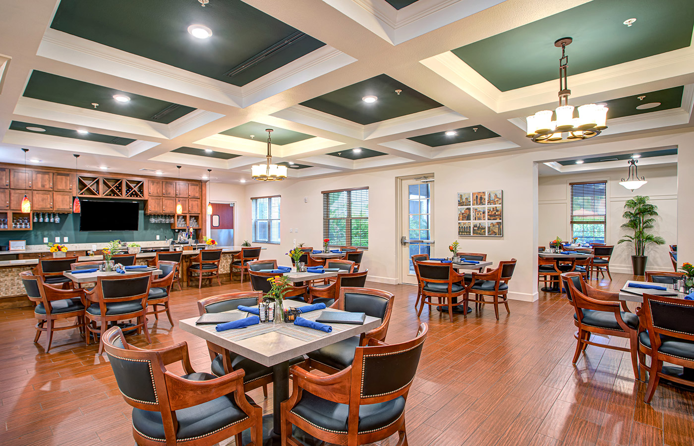 A dining area at The Glades at ChampionsGate.
