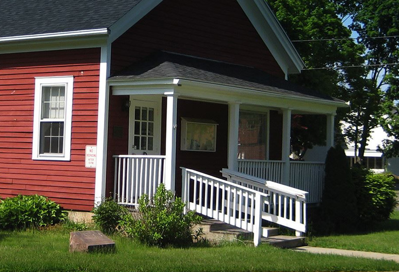 A building in Heritage Park.