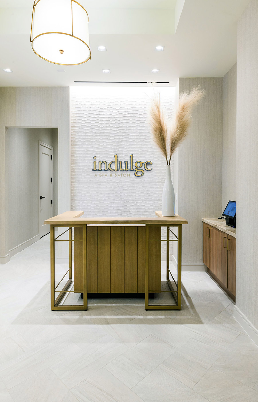 The salon and spa at The Watermark at Houston Heights.