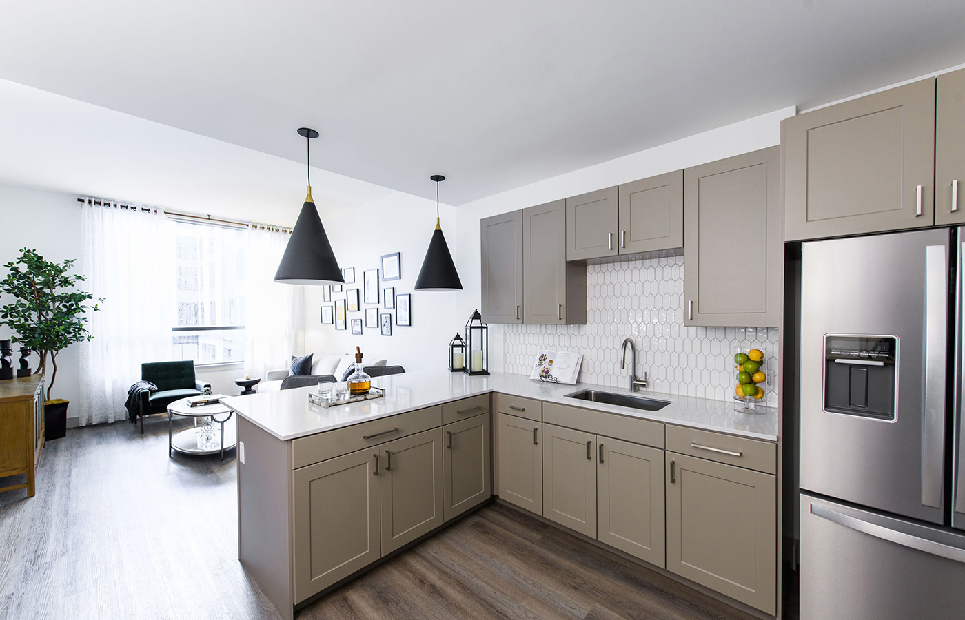 An apartment at The Watermark at Houston Heights.