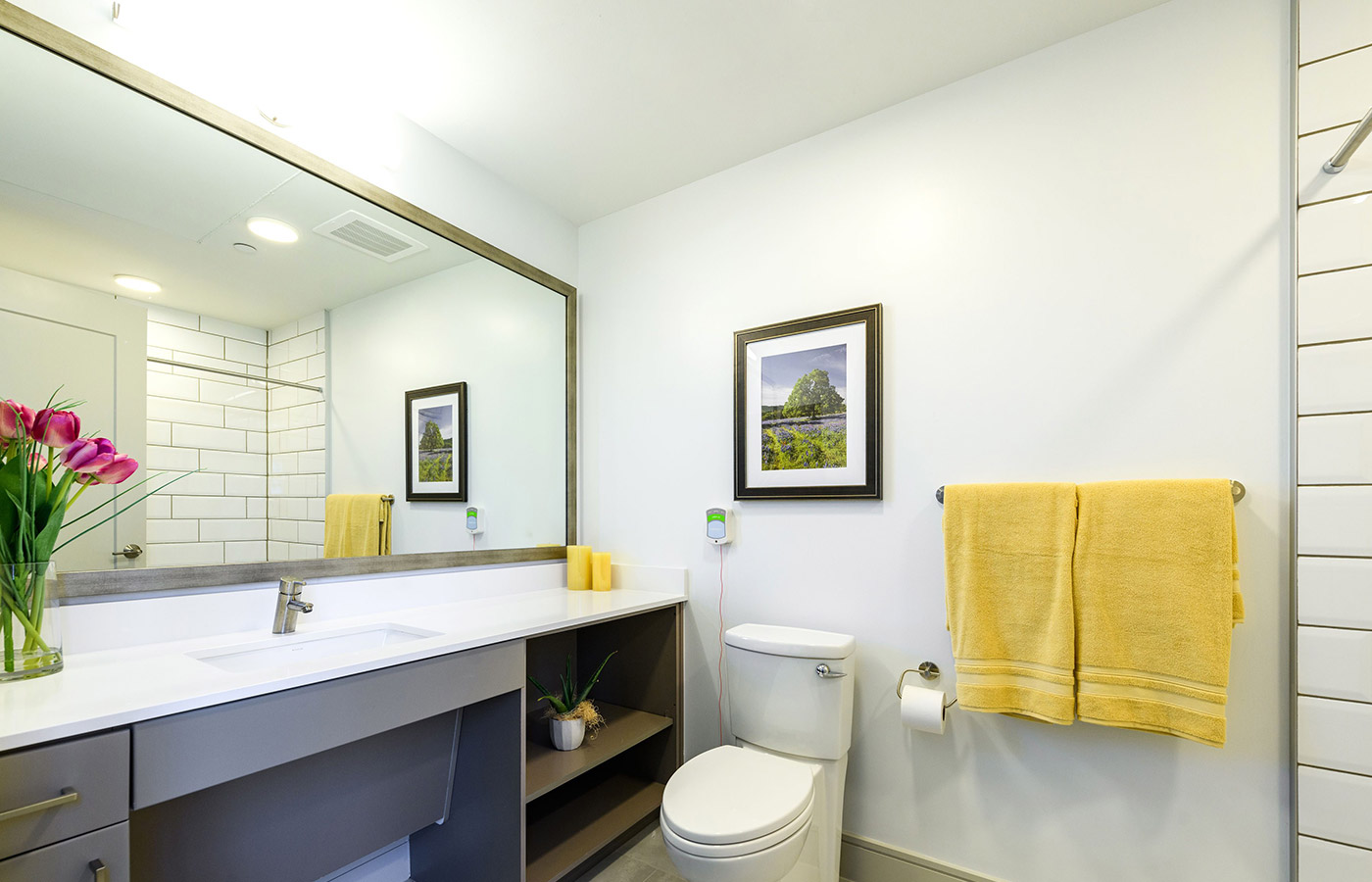 An apartment at The Watermark at Houston Heights.