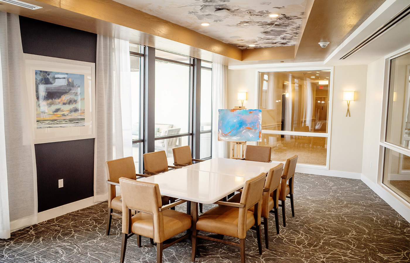 An activity room.