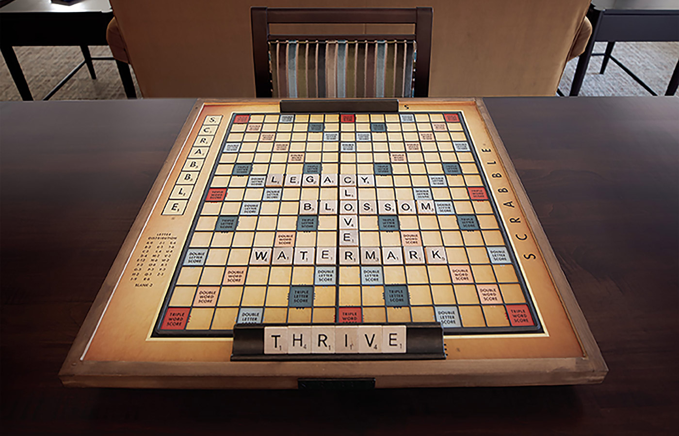 Game of scrabble.
