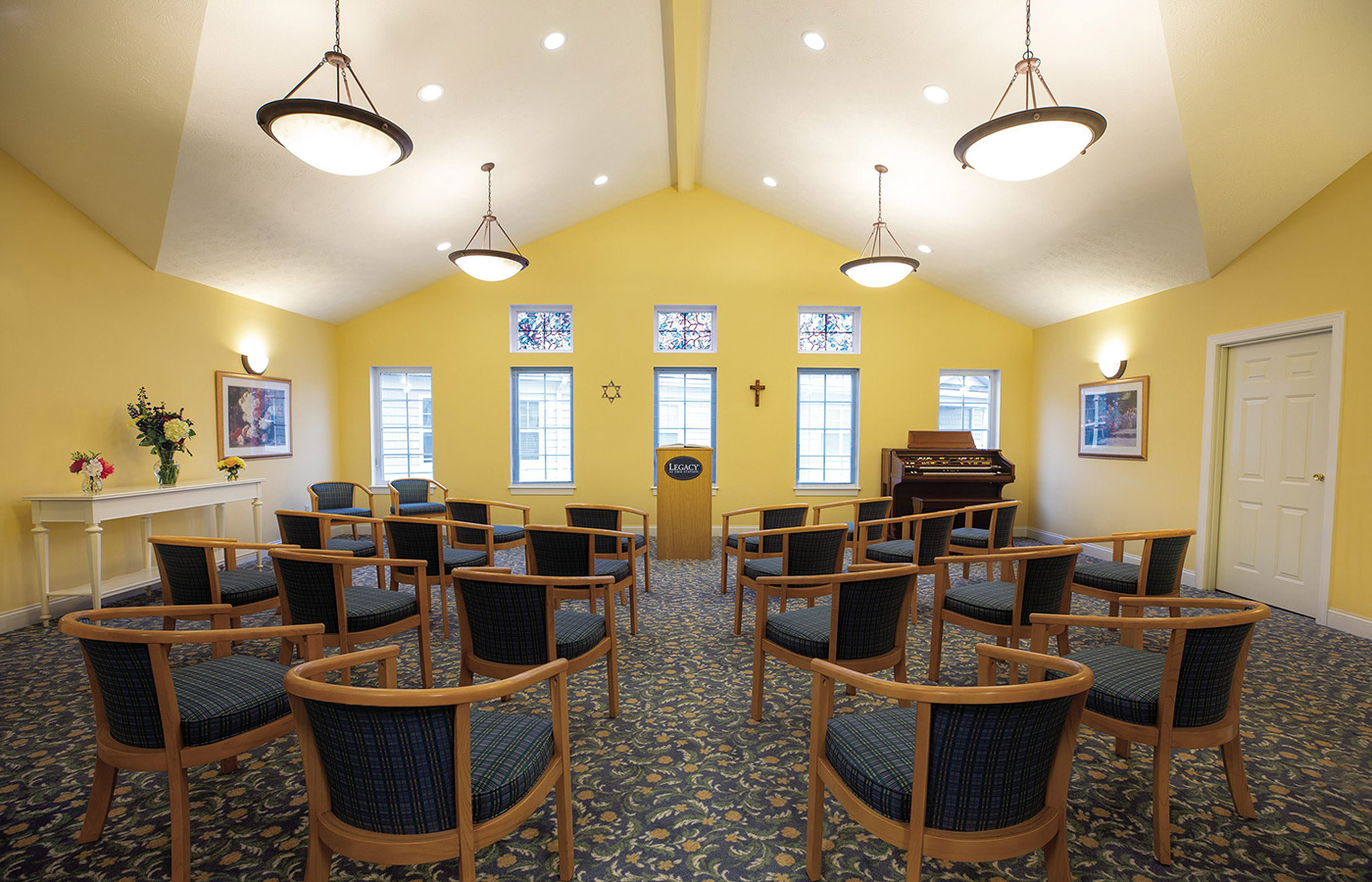 A chapel at The Legacy at Erie Station.