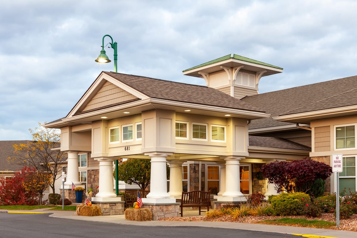 The entrance of The Legacy at the Fairways.