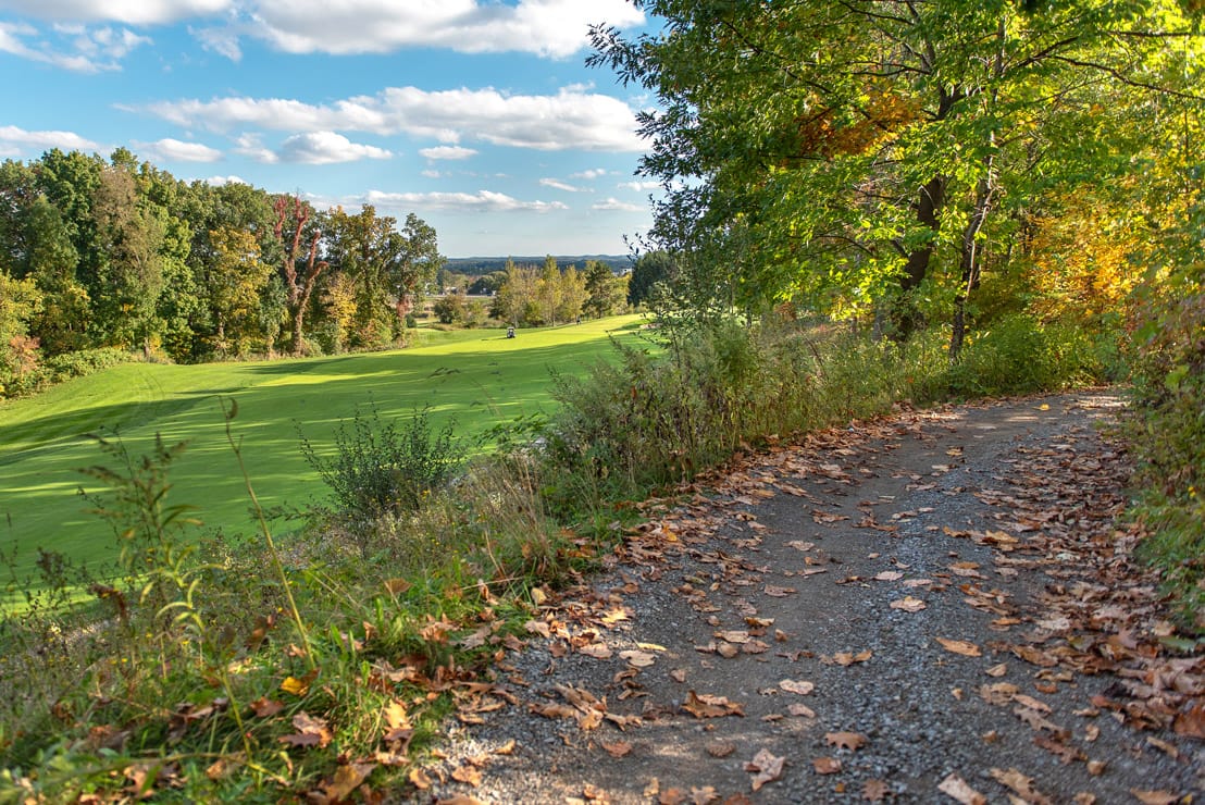 A walking path at The Legacy at Fairways.