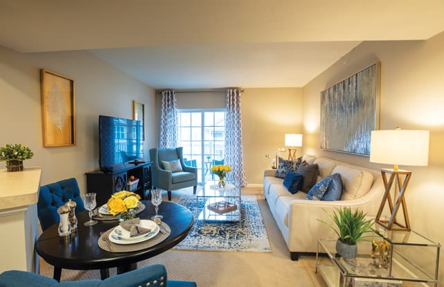 An apartment at The Legacy at Fairways.