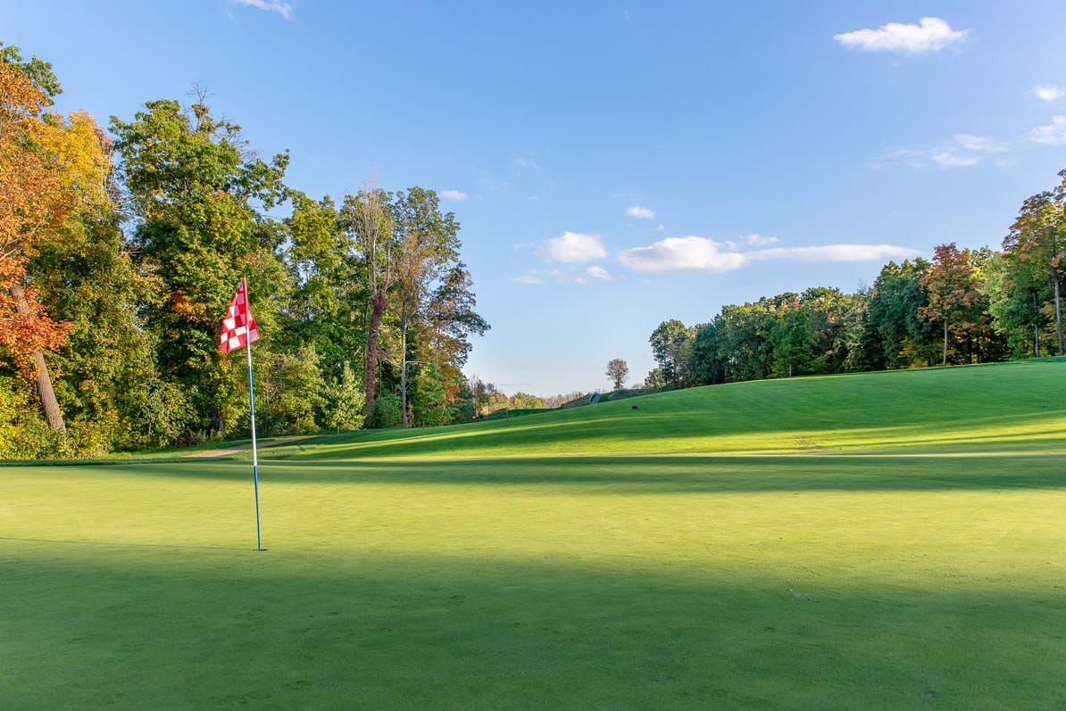A golf course at The Legacy at Fairways.