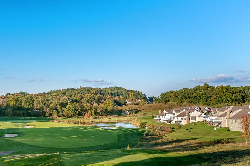 A golf course at The Legacy at Fairways.