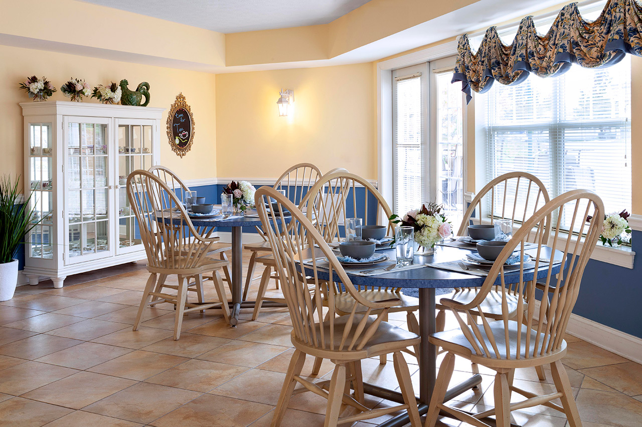 The cafe at The Legacy at Parklands.