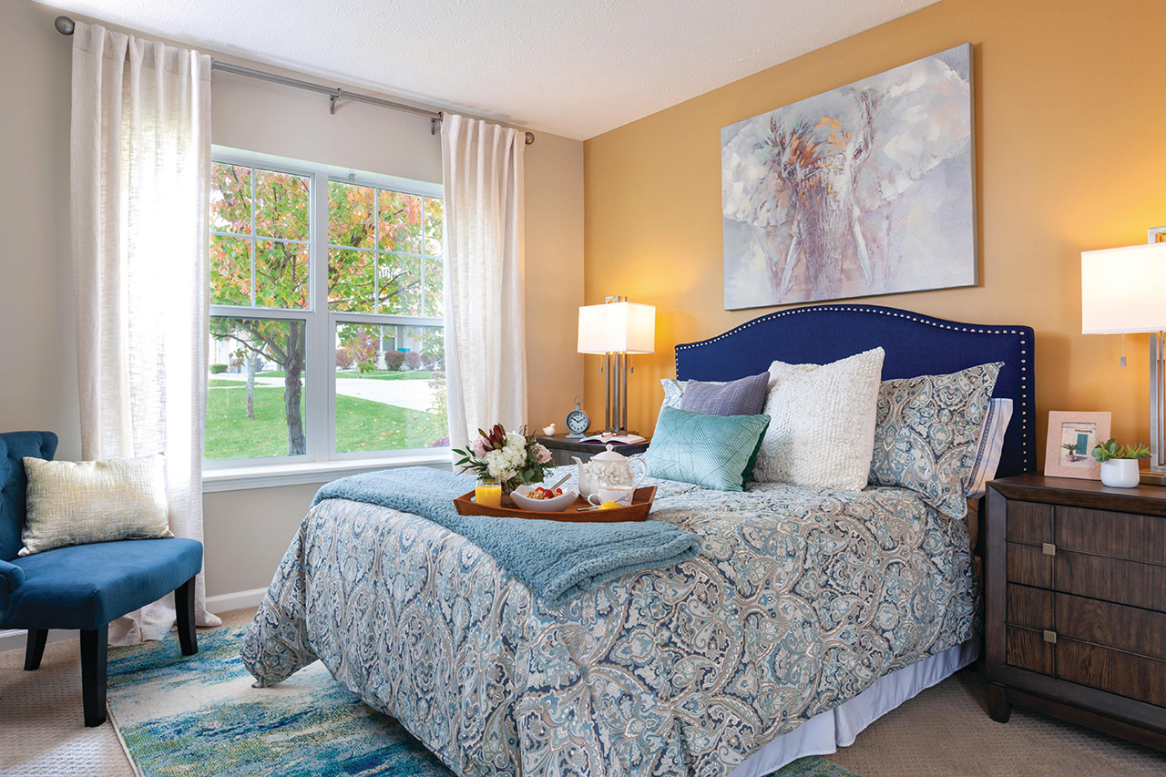 An apartment at The Legacy at Parklands.