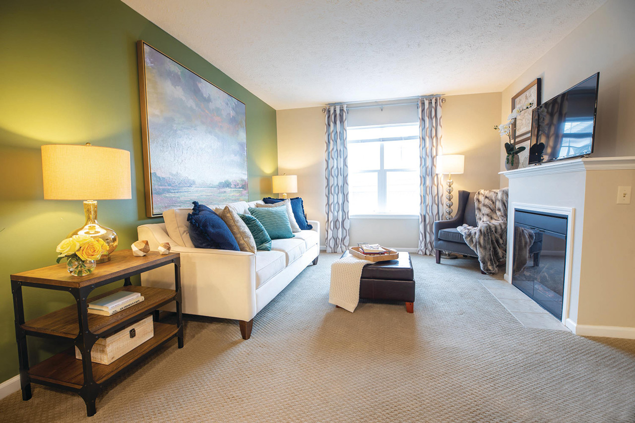 An apartment at The Legacy at Parklands.