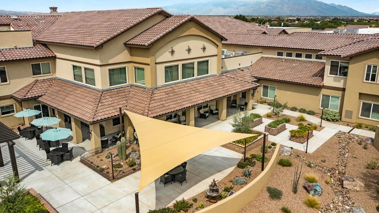 The exterior of The Watermark at Continental Ranch.