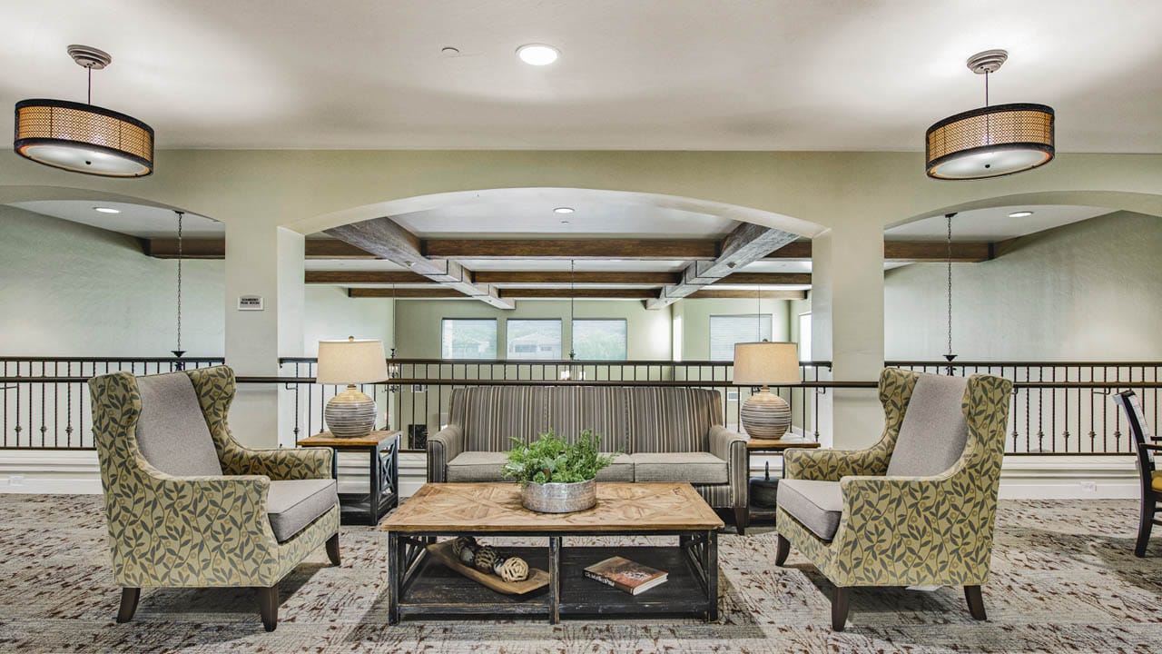 The interior of The Watermark at Continental Ranch.