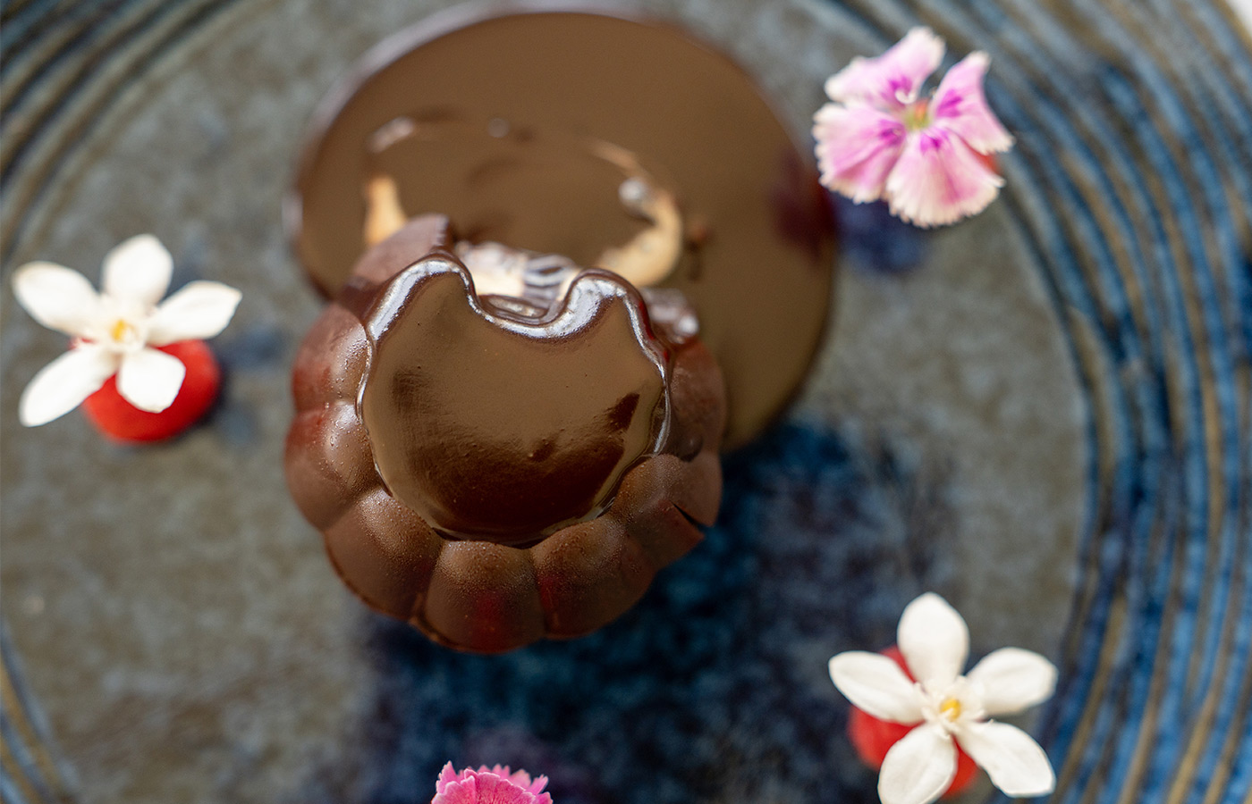 A chocolate dessert.