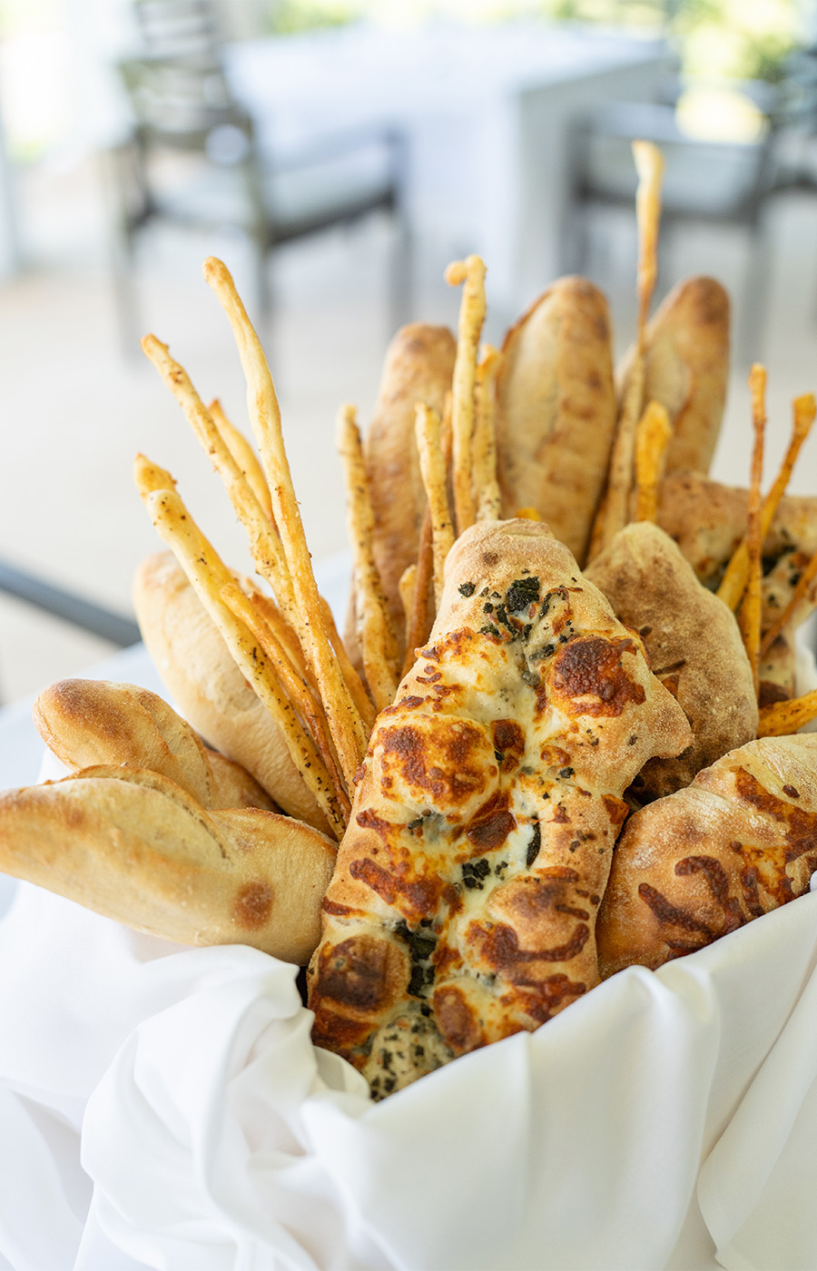 A bread basket.
