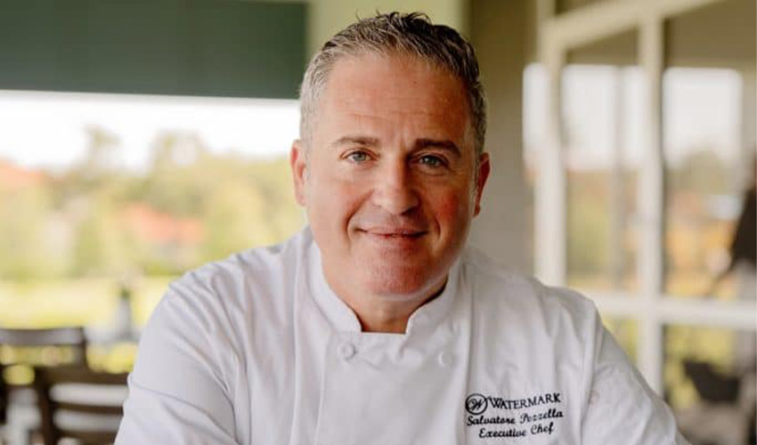 The chef at The Watermark at Marco Island.