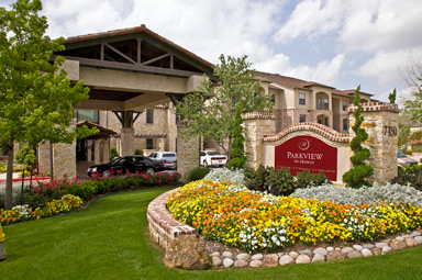 Parkview in Frisco building entrance.