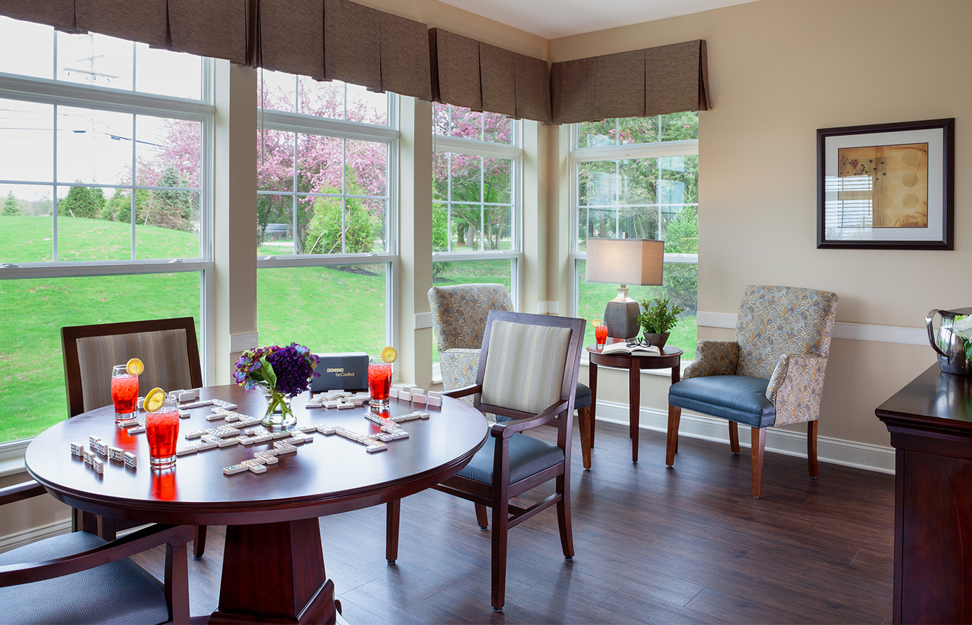 Dining area at Pinebrook.