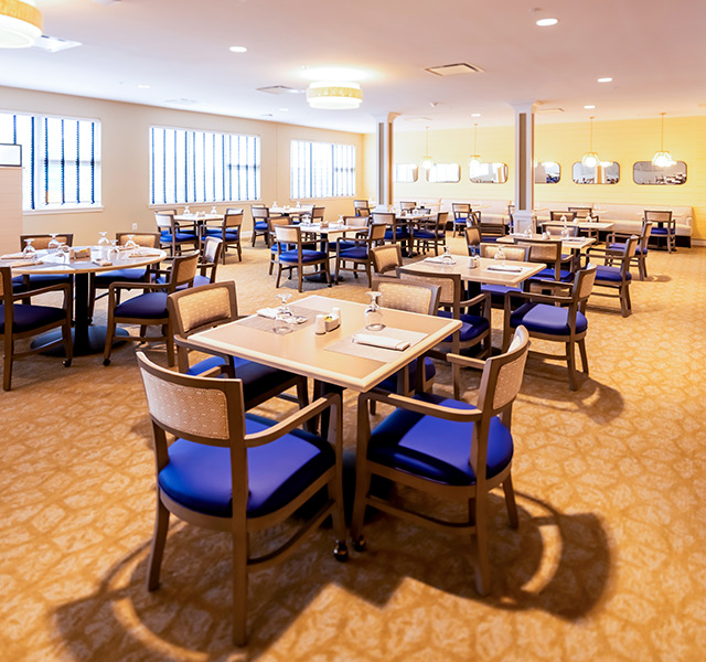 Seasons dining space.