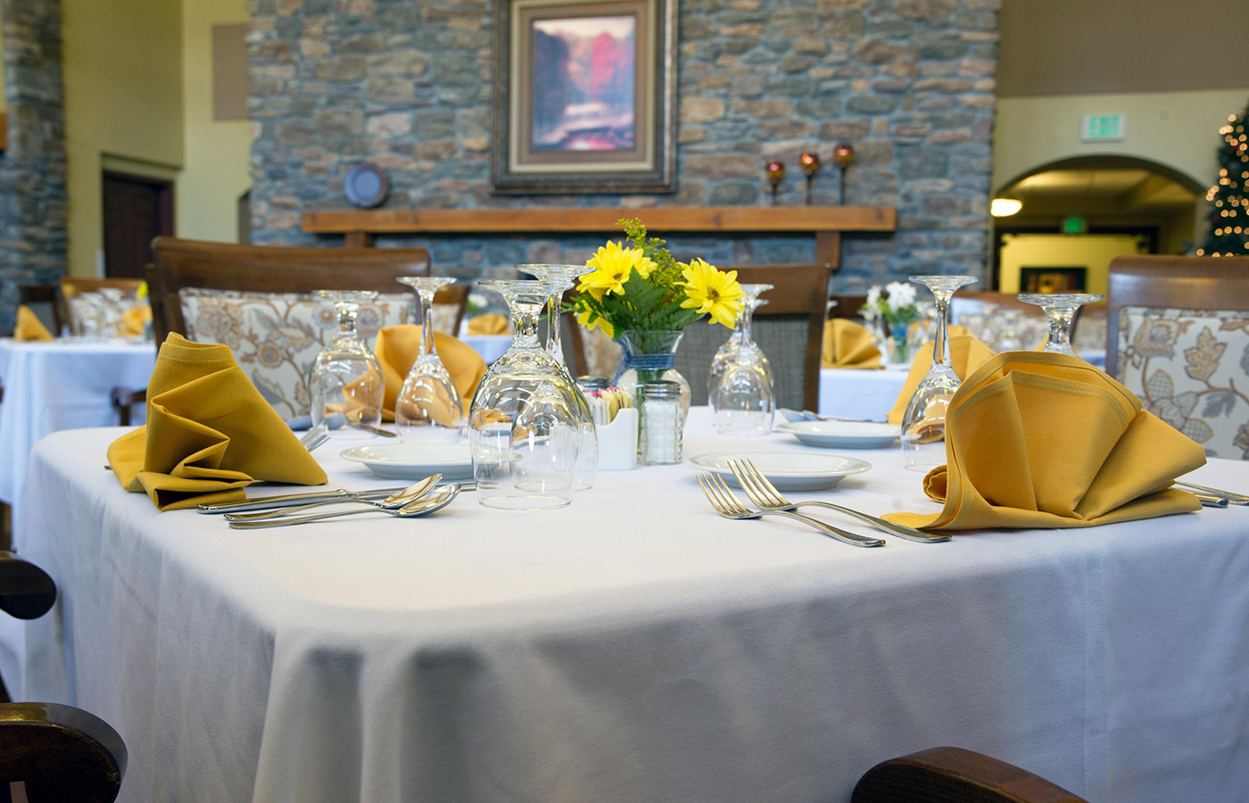 The dining area at St. Andrews Village.