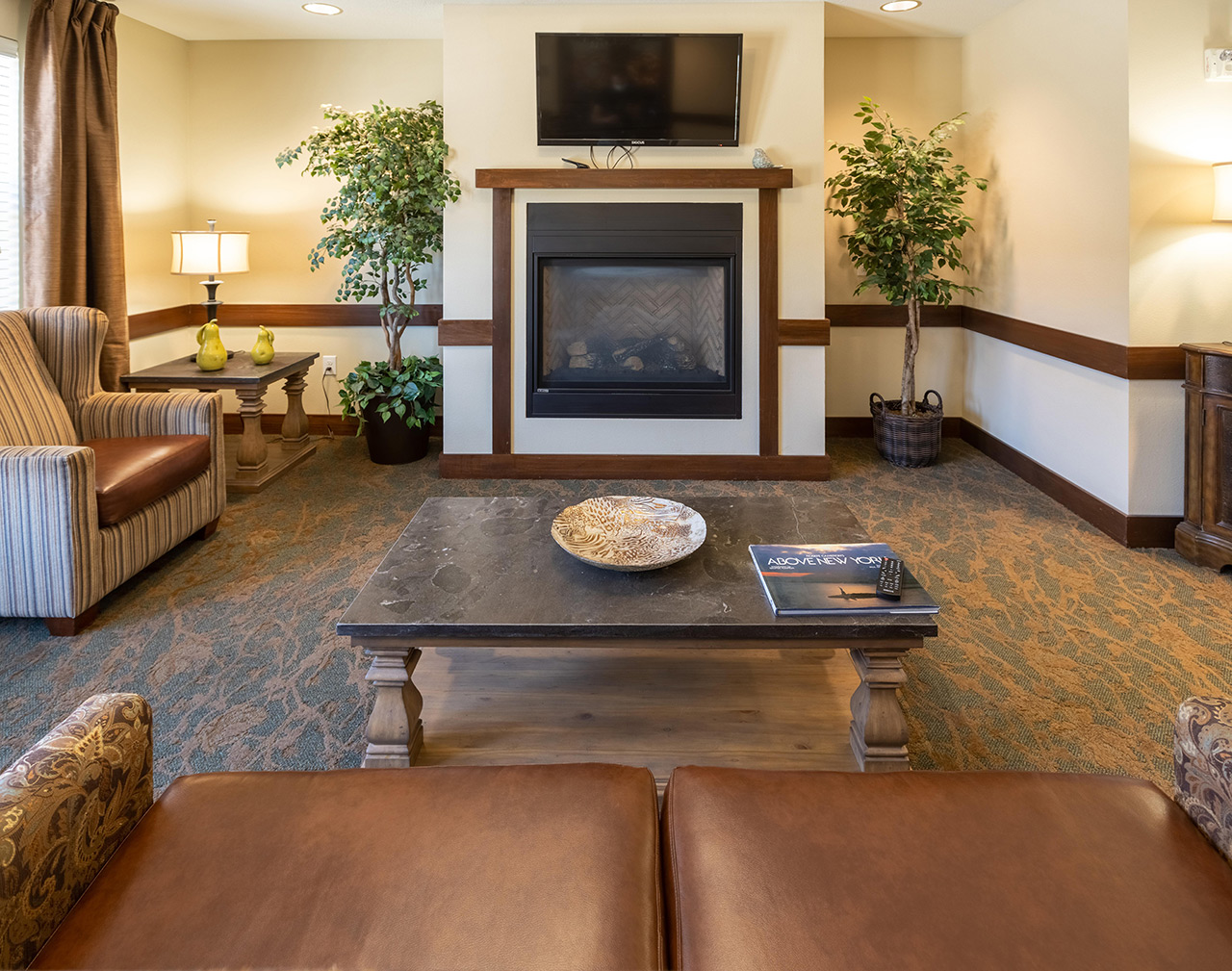 A family room in Summit Senior Living.
