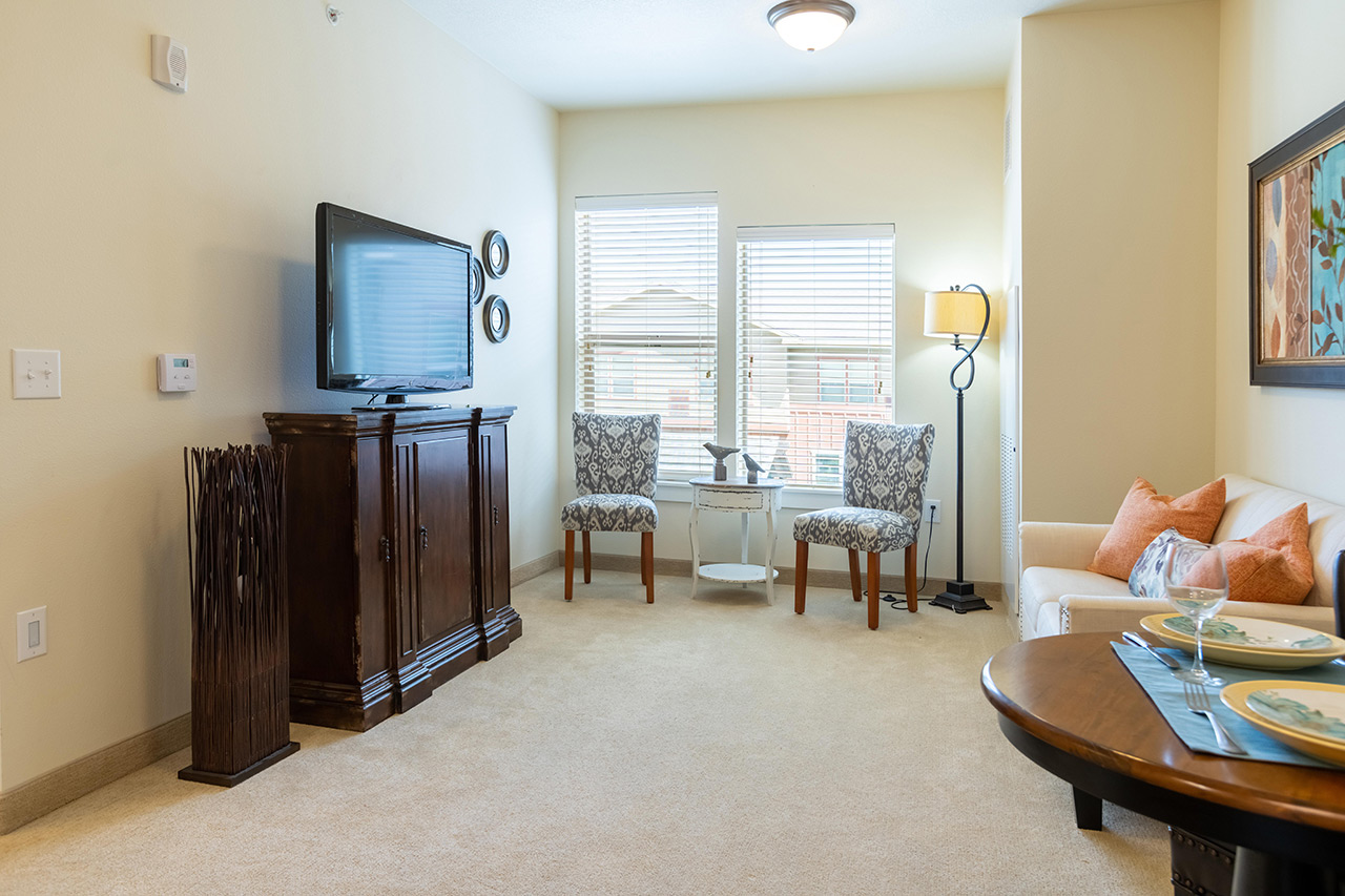 An apartment at Summit Senior Living.