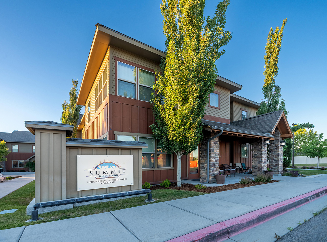 An exterior of Summit Senior Living.