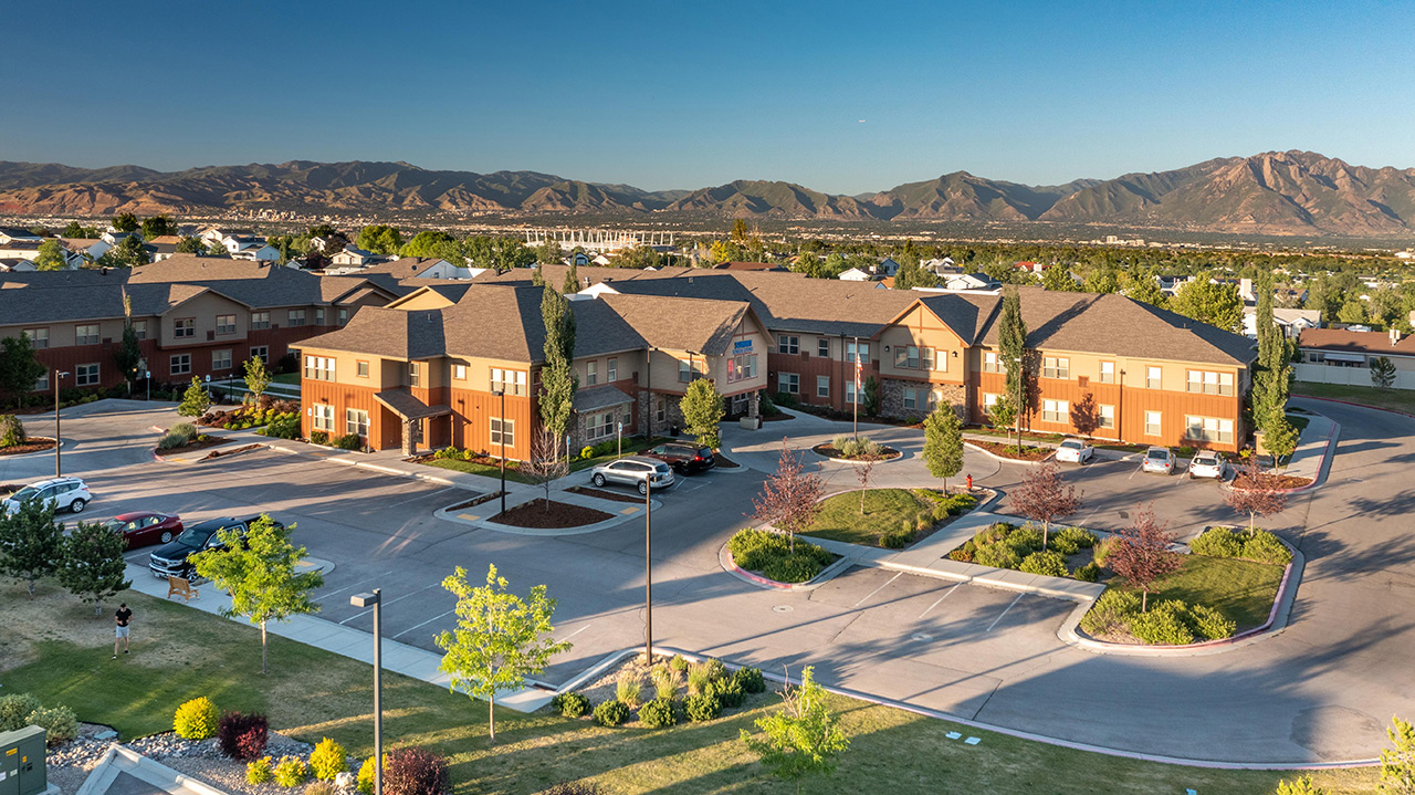 The exterior of Summit Senior Living.