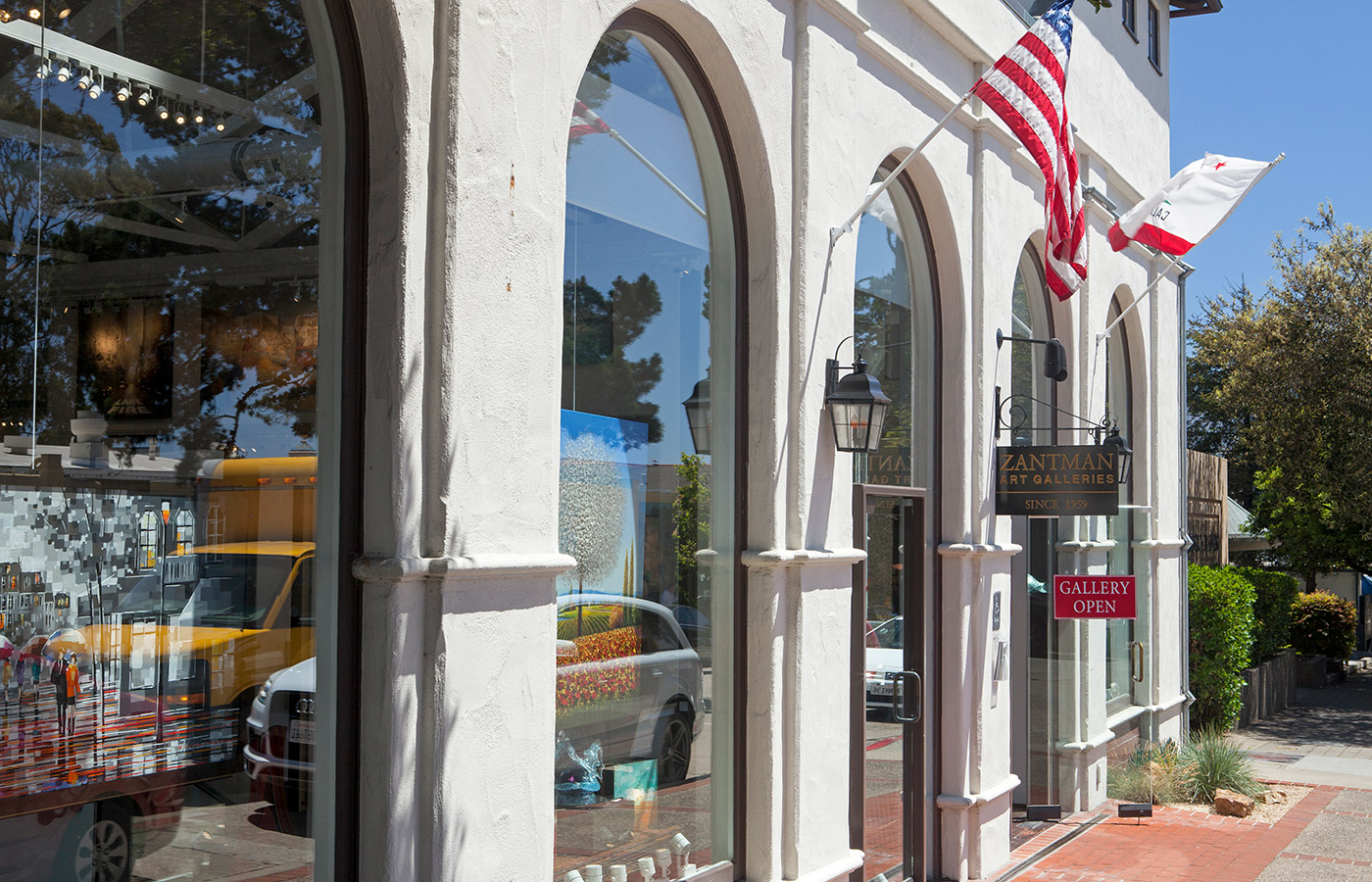 A building in Carmel.