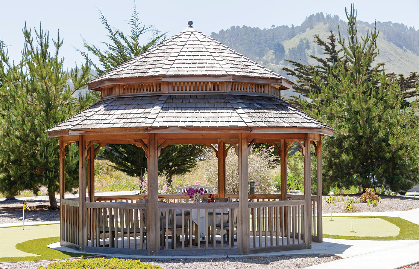 The Gazebo area of the residence