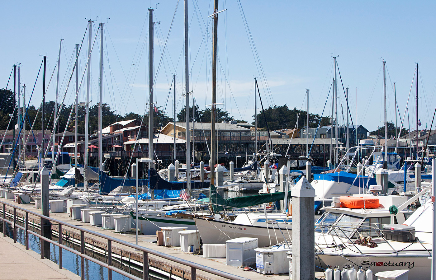 The Monterey Fishermans Marina.