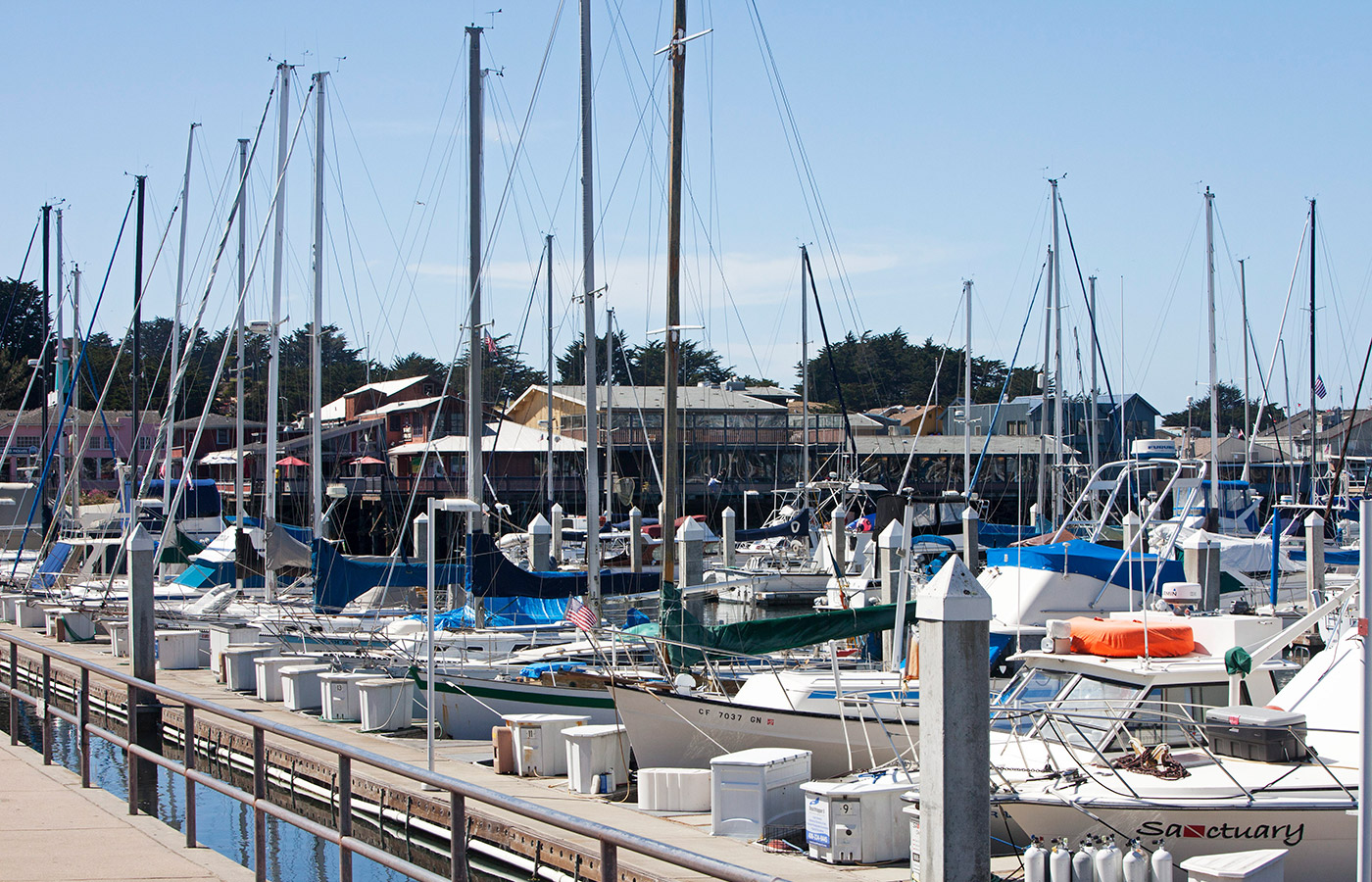 The Monterey Fishermans Marina.