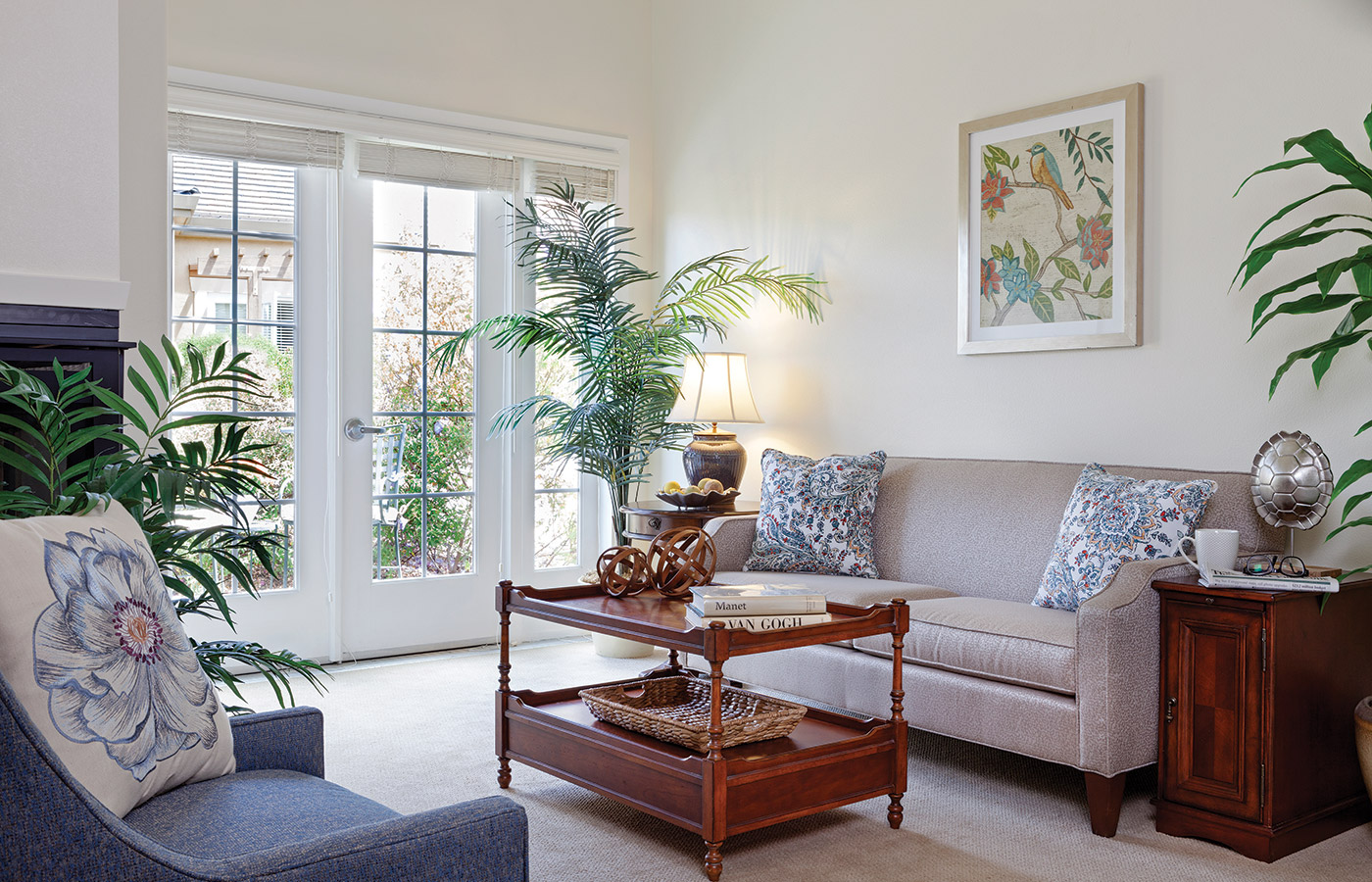An apartment at The Cottages of Carmel.