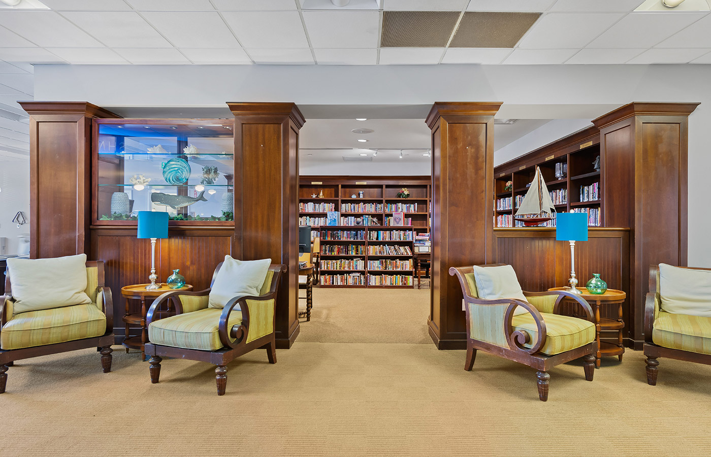 Library and chairs 