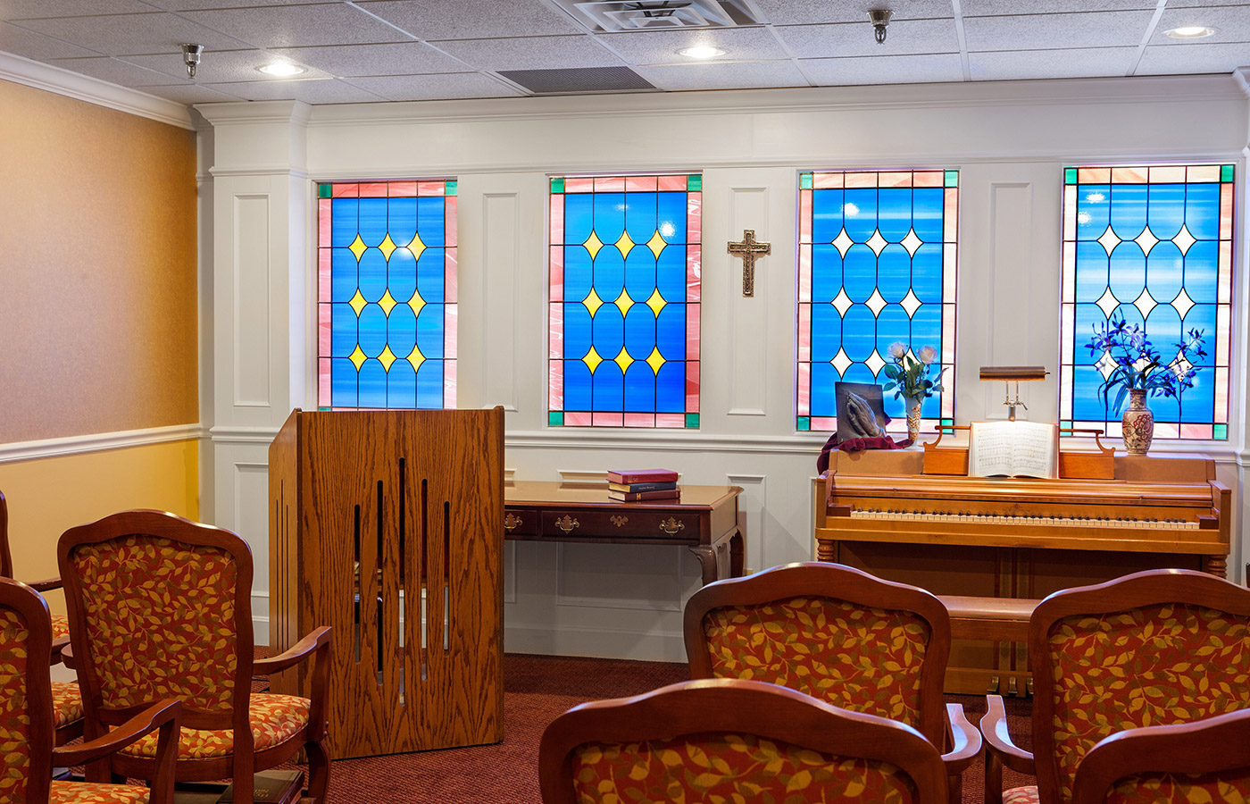 A chapel at The Fountains at Greenbriar.