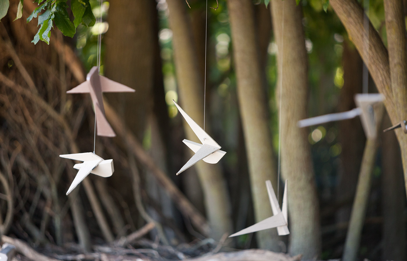 Small paper planes.