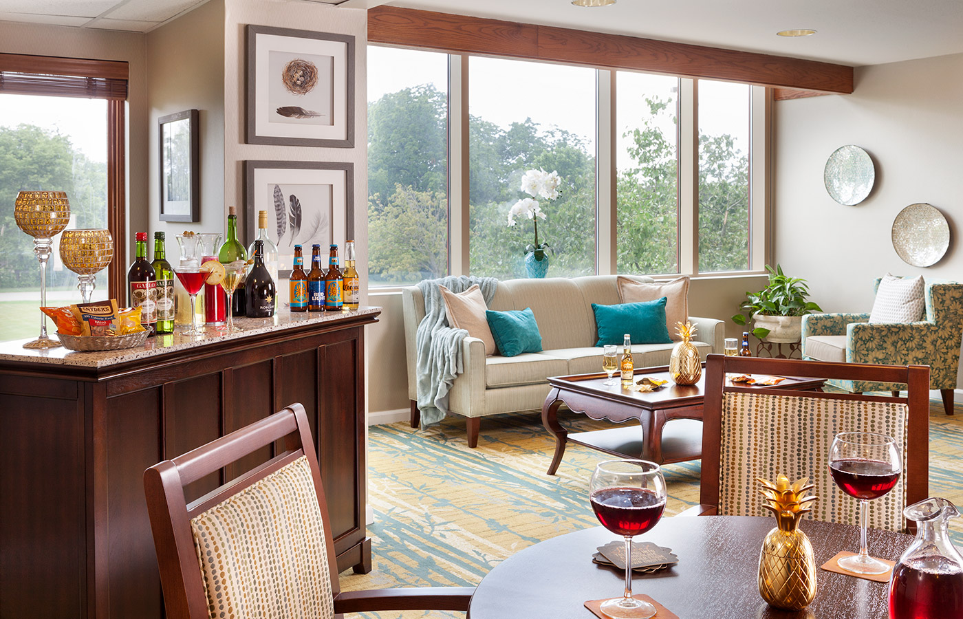 An apartment at The Fountains at Bronson Place.
