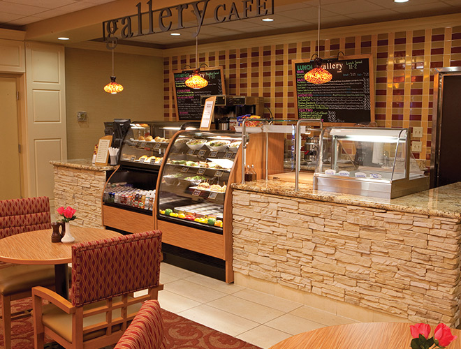 The cafe at The Fountains at La Cholla.