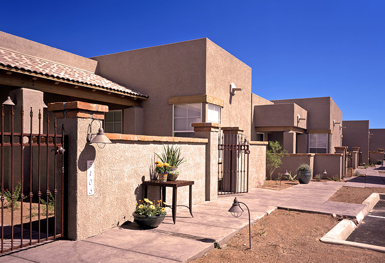 The casitas at The Fountains at La Cholla.