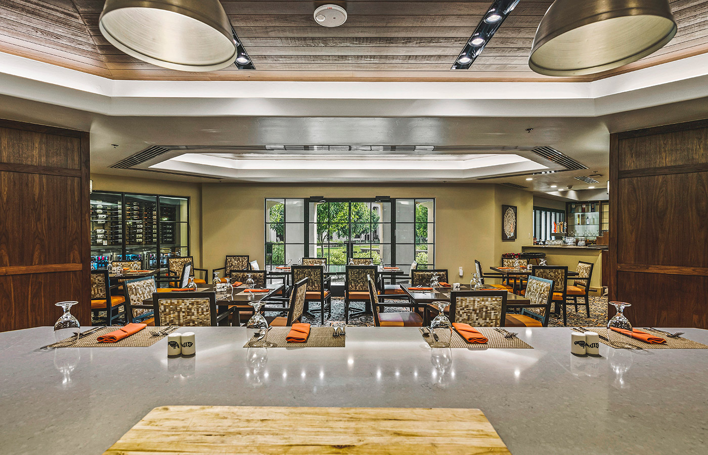 The dining area at The Hacienda at the Canyon.