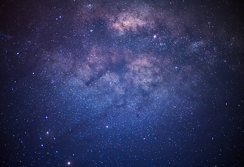 Stars in the night sky.