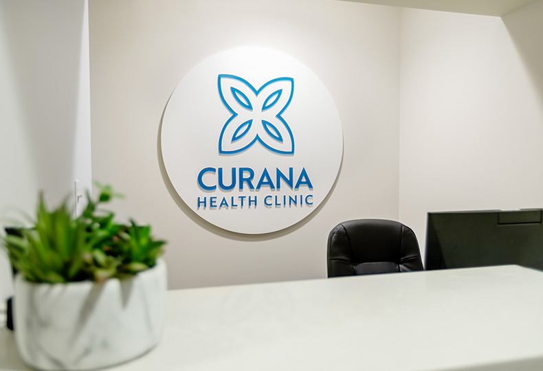 The front desk of a clinic.