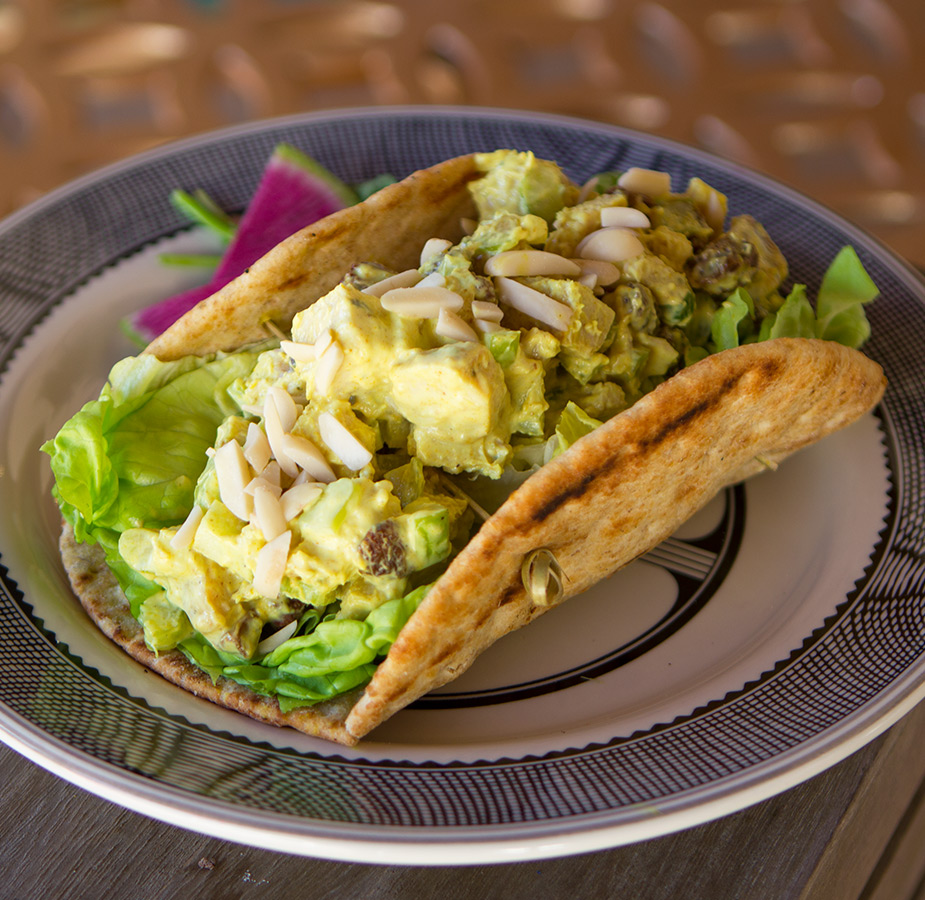 Artistic display of food.