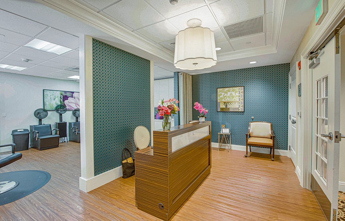 The spa and salon at The Watermark at Trinity.