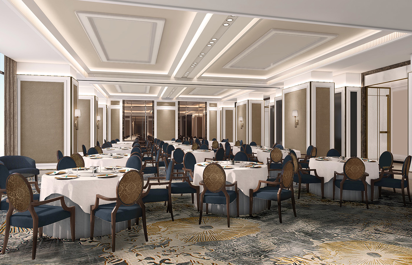 A dining area at The Watermark at West Palm Beach.