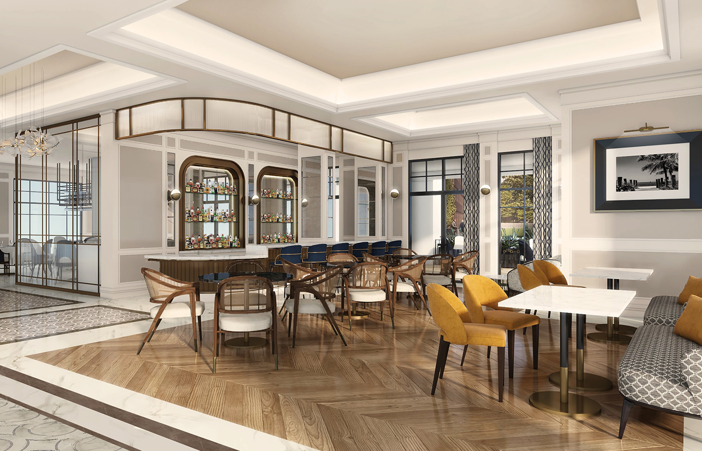 The bar and lounge at The Watermark at West Palm Beach.