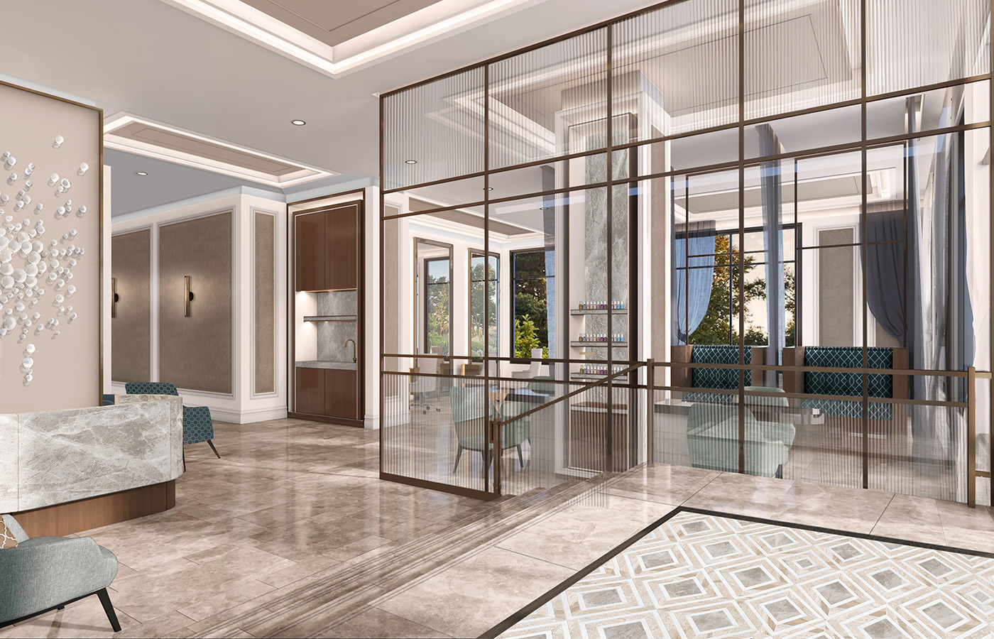 The wellness center at The Watermark at West Palm Beach.